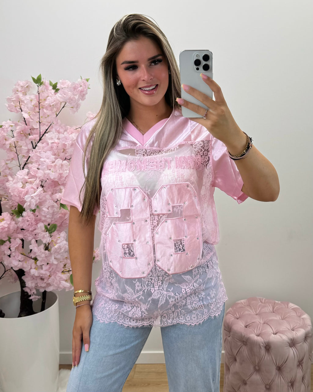 Shirt Manon roze