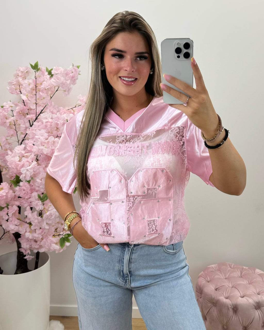 Shirt Manon roze