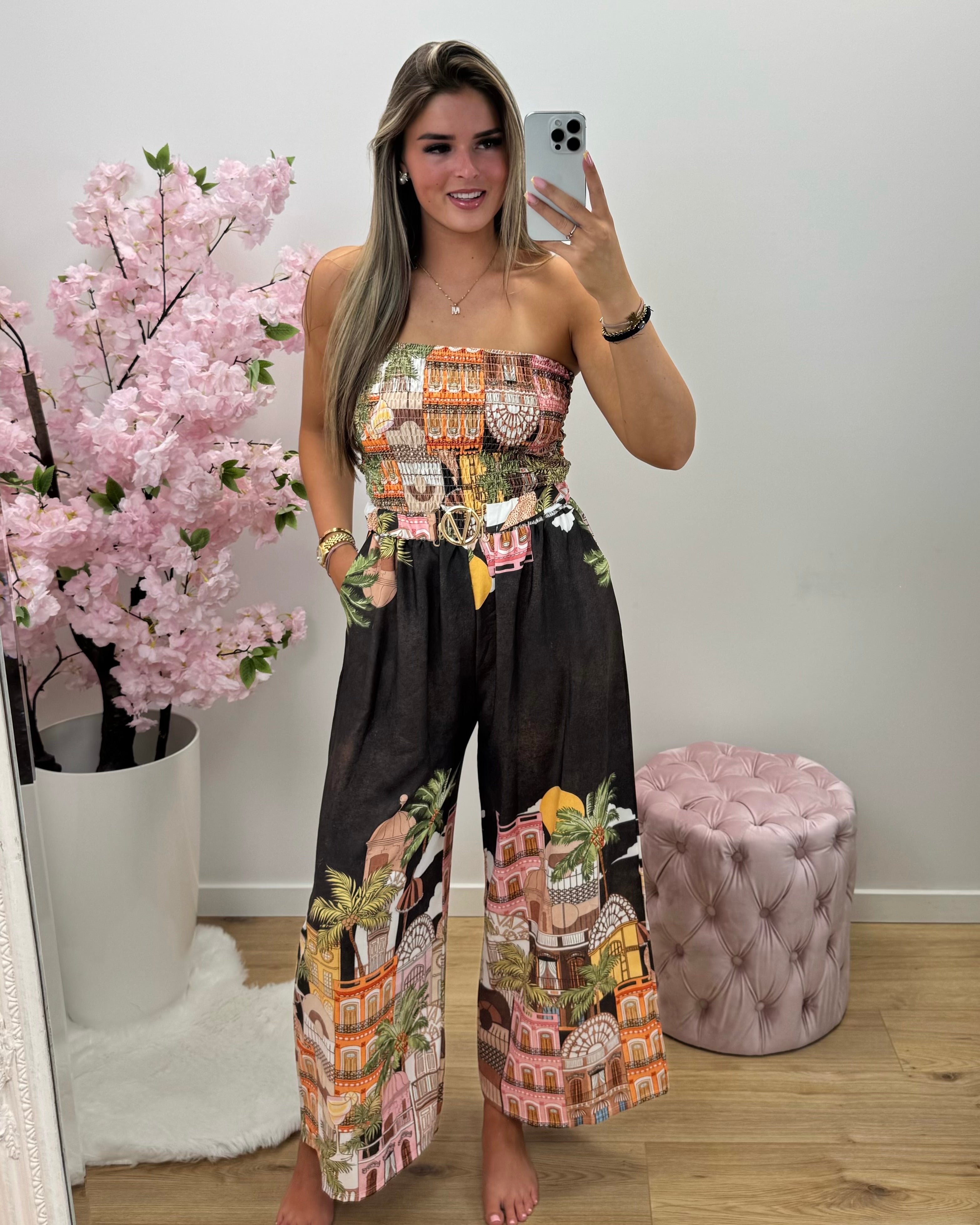 Jumpsuit Cura bruin