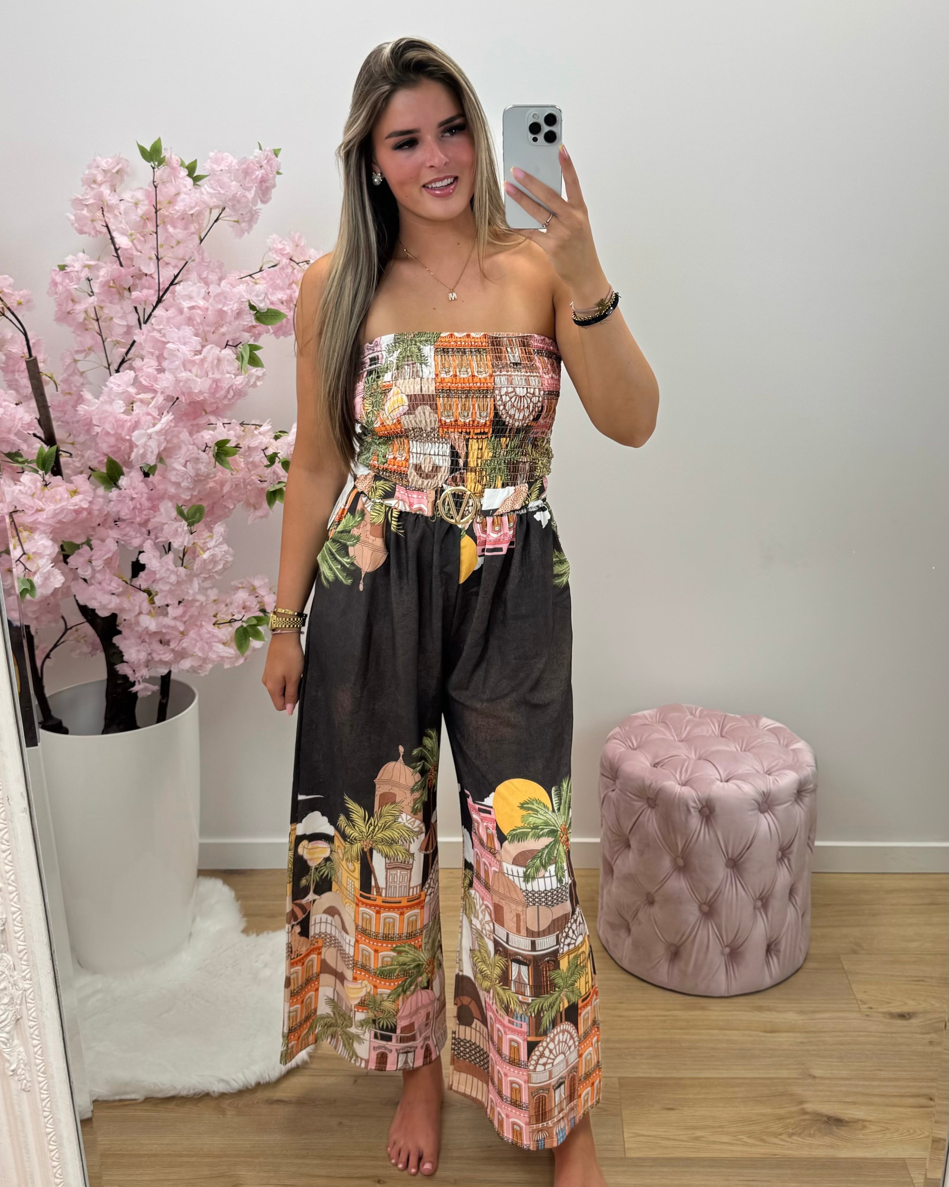 Jumpsuit Cura bruin