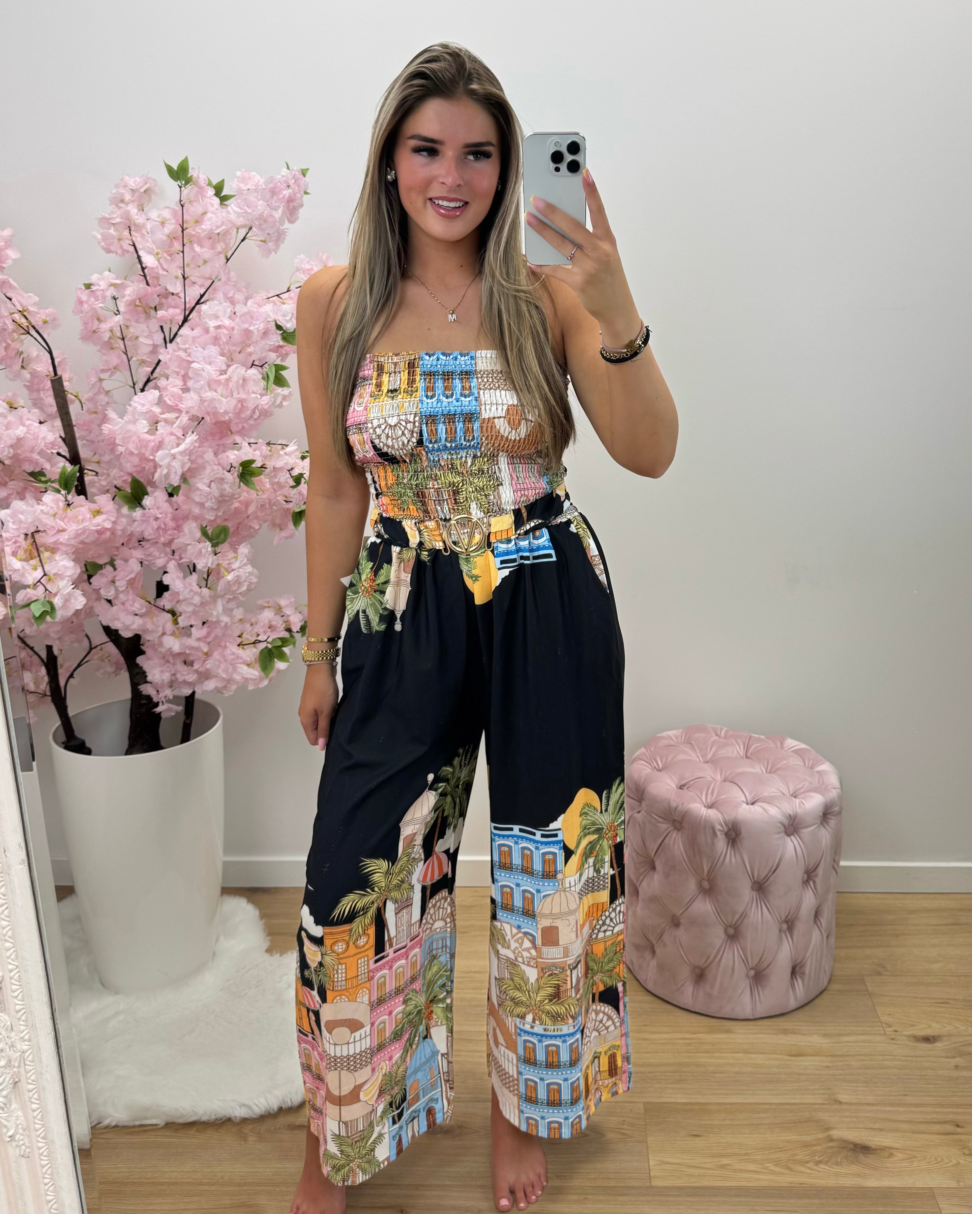 Jumpsuit Cura zwart