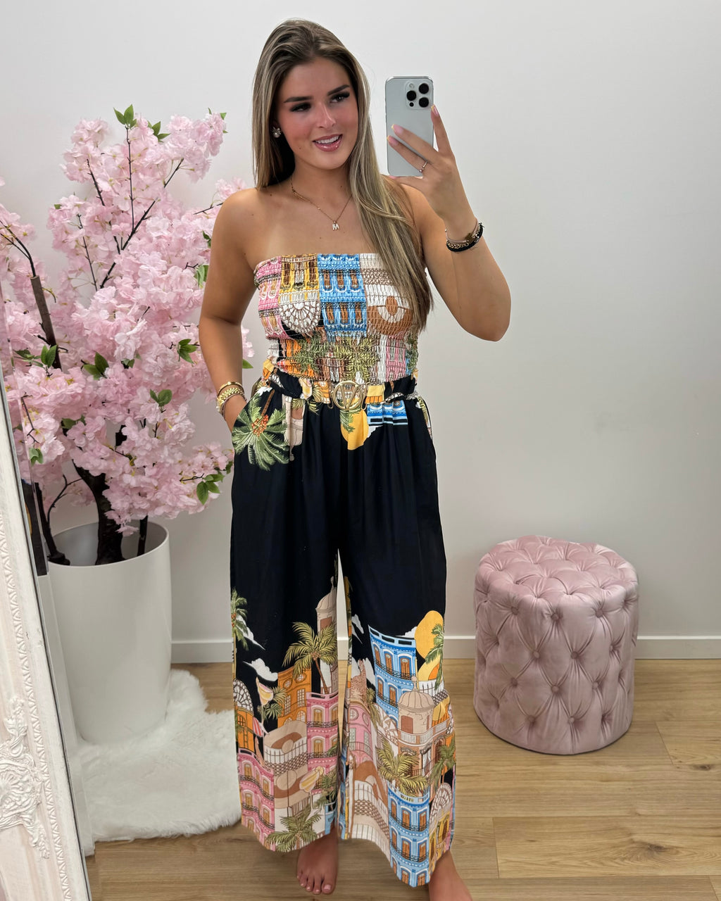 Jumpsuit Cura zwart