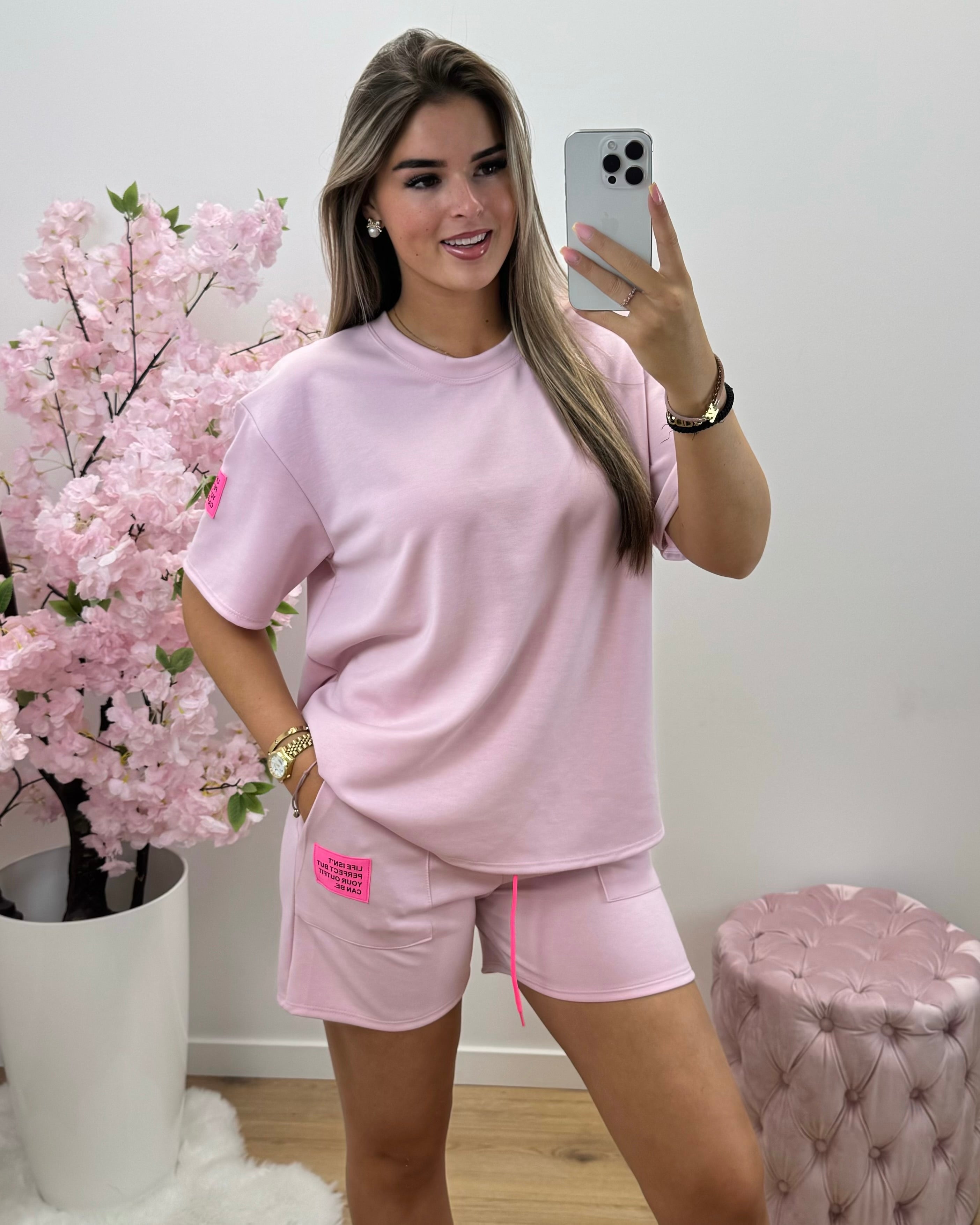 Set Label roze