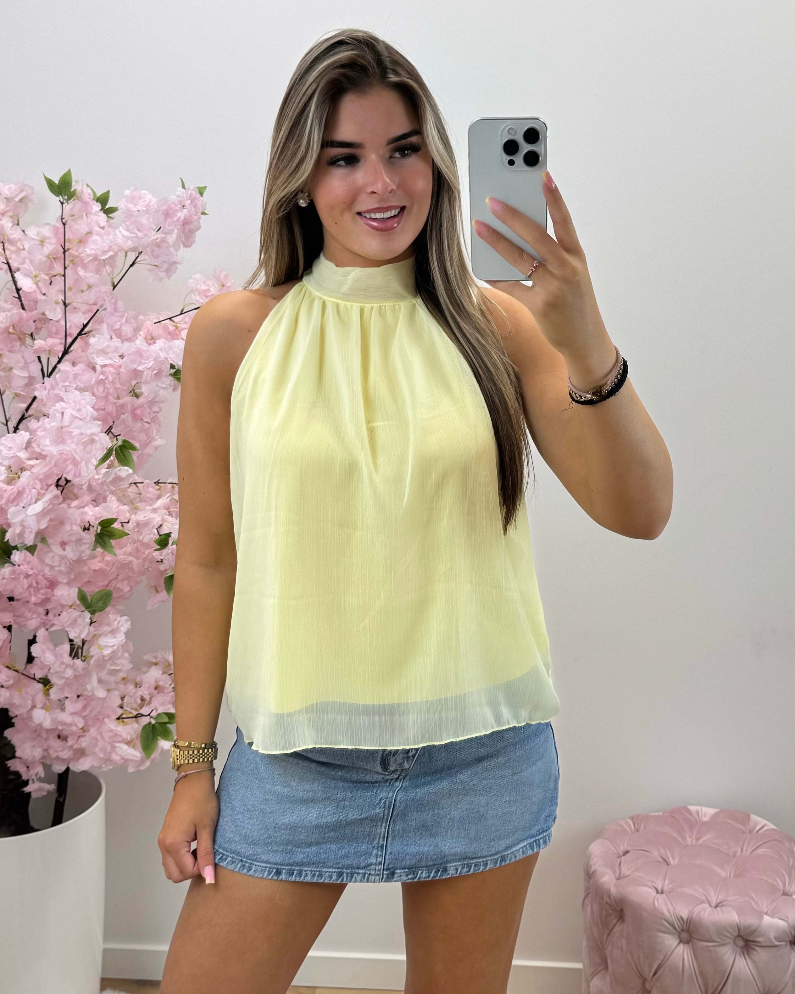 Top Summer geel