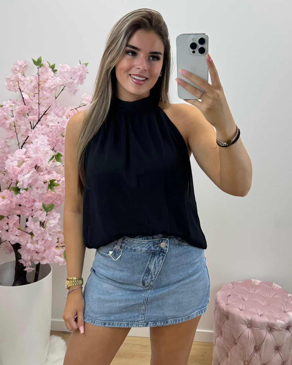 Top Summer zwart