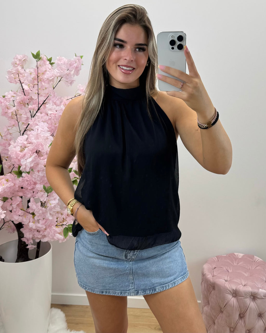 Top Summer zwart