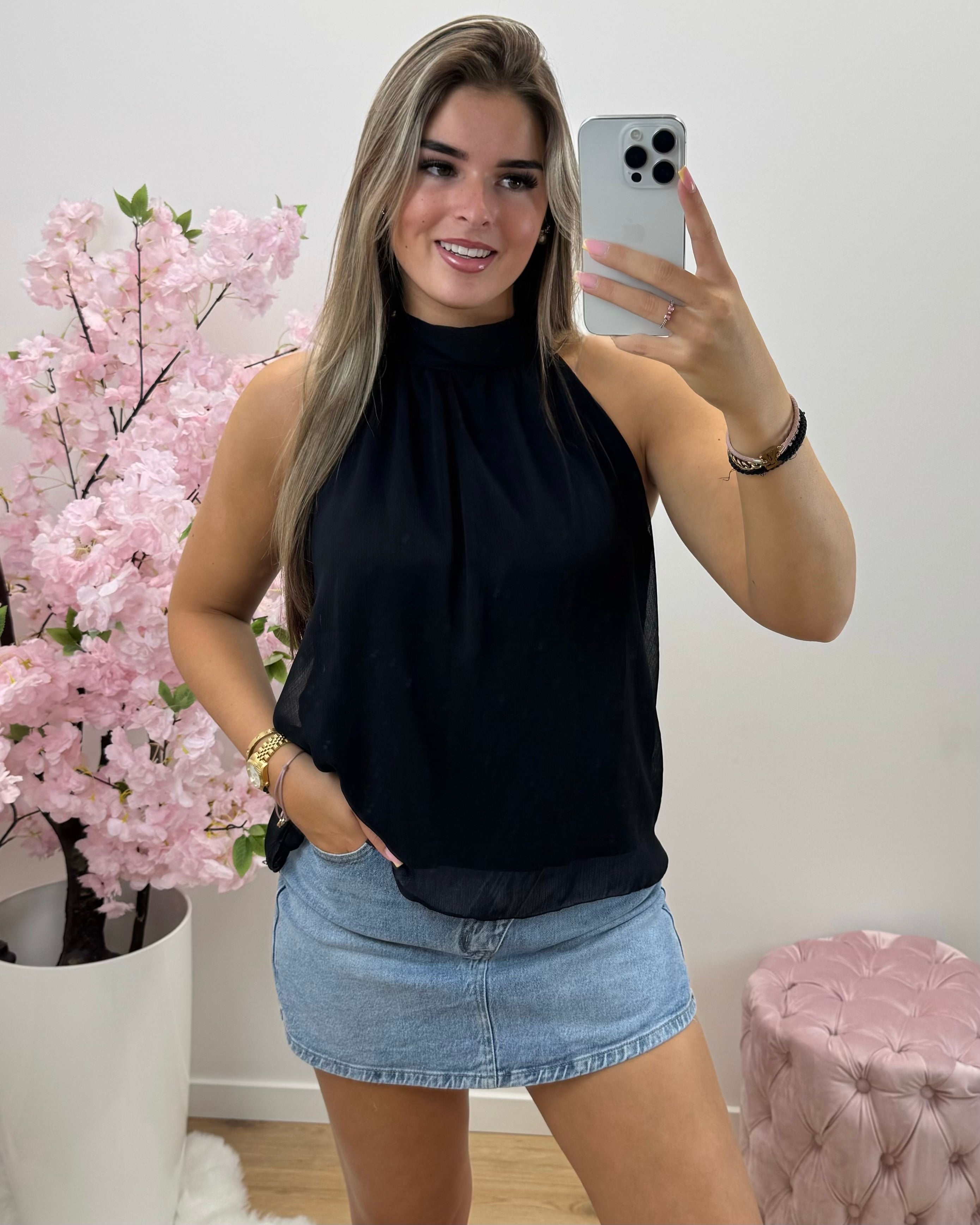 Top Summer zwart