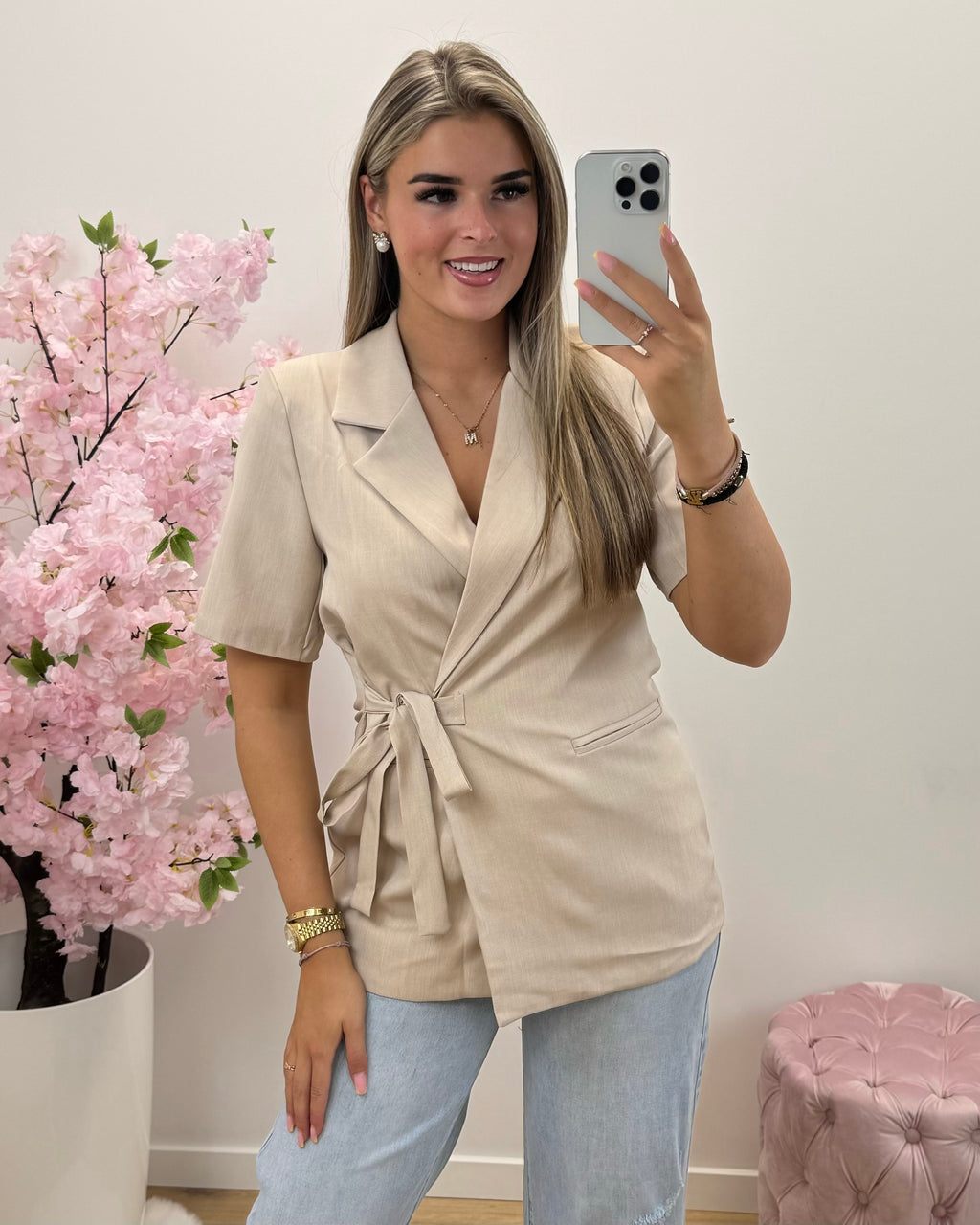 Blazer Isa beige