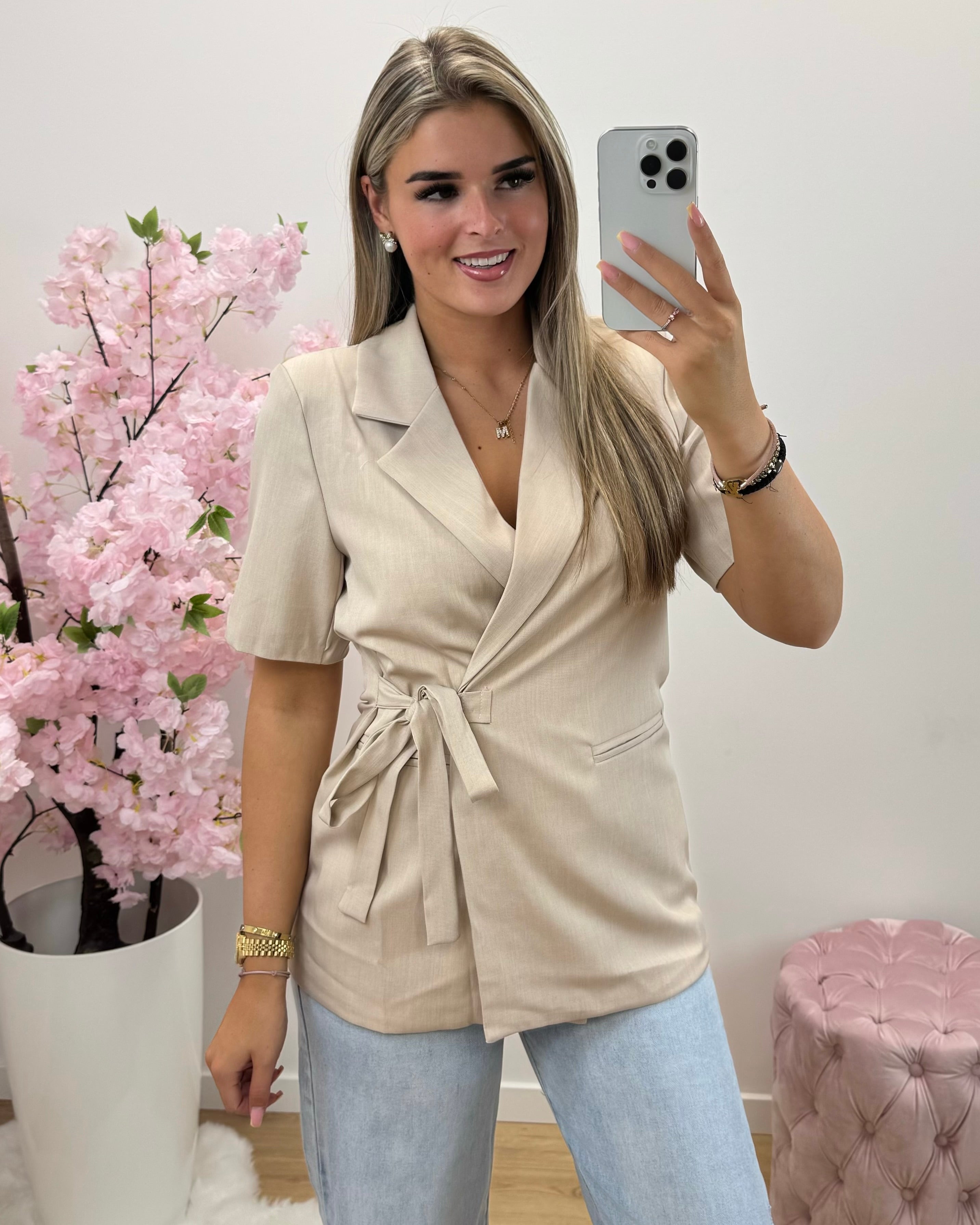 Blazer Isa beige