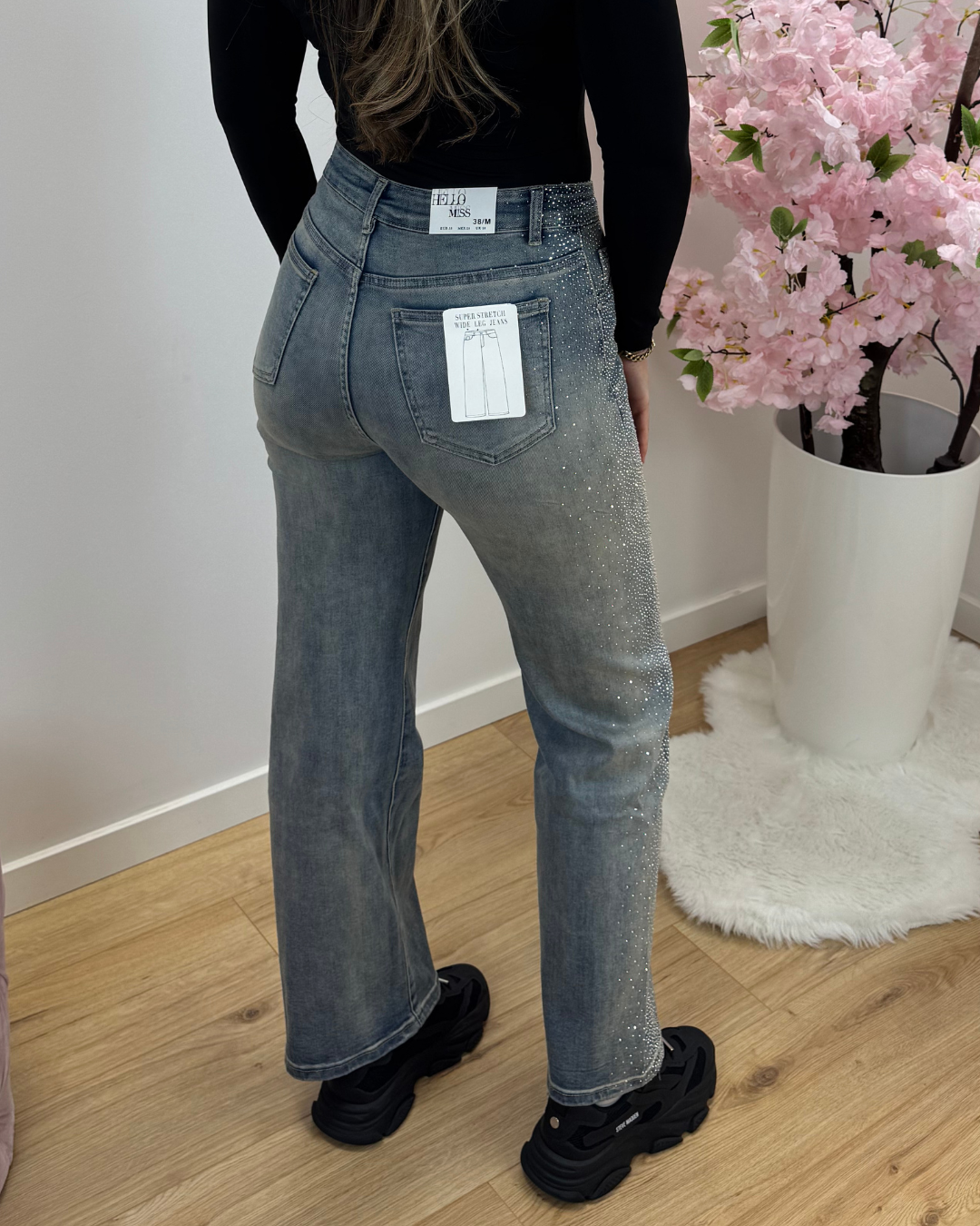 Glitter broek Hello Miss