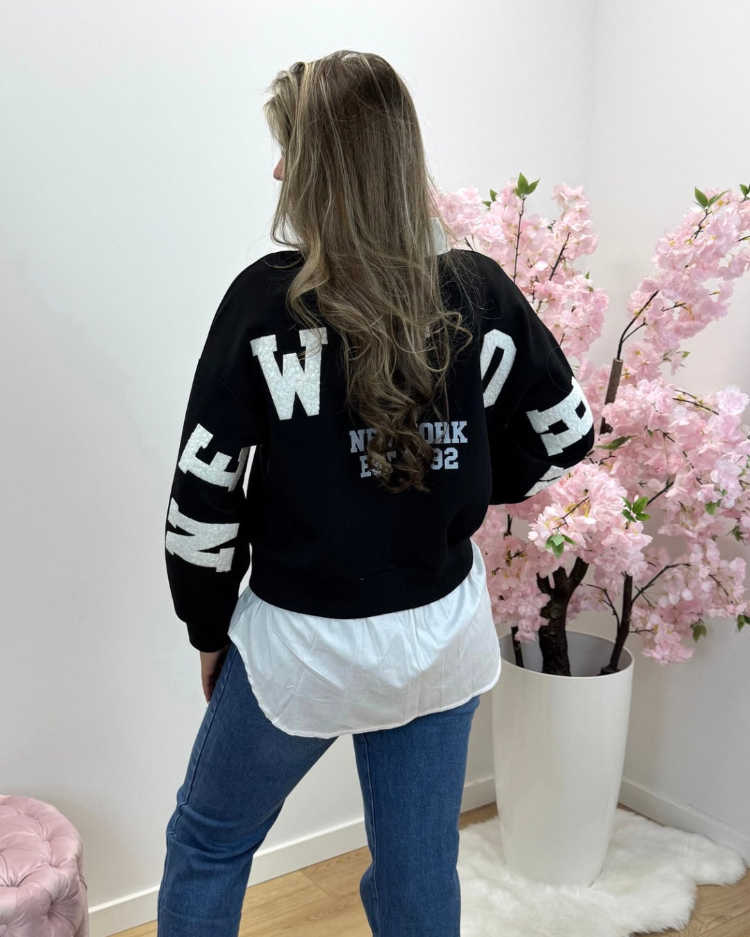 Blouse/Trui New York zwart