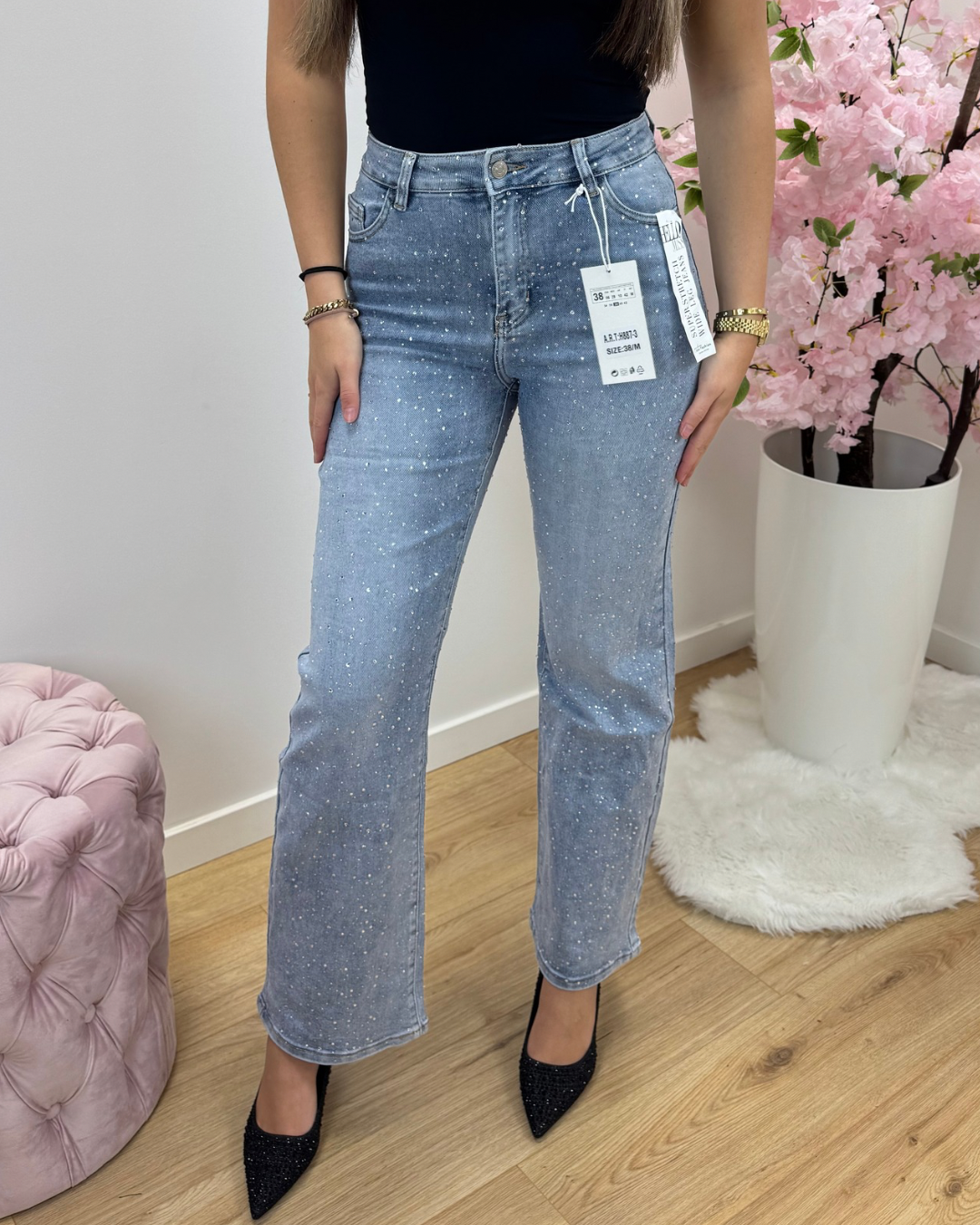 Broek Shiny Hello Miss