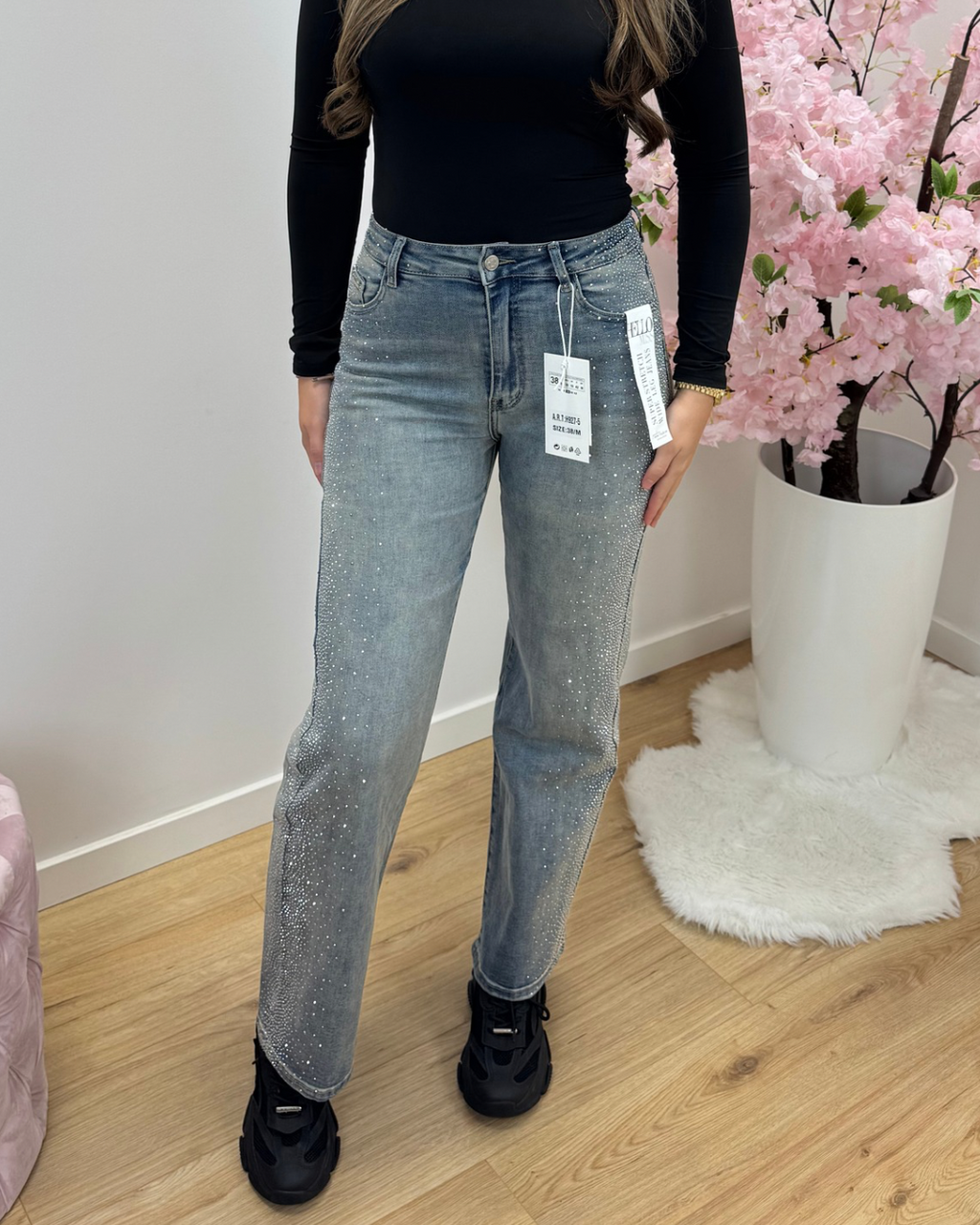 Glitter broek Hello Miss