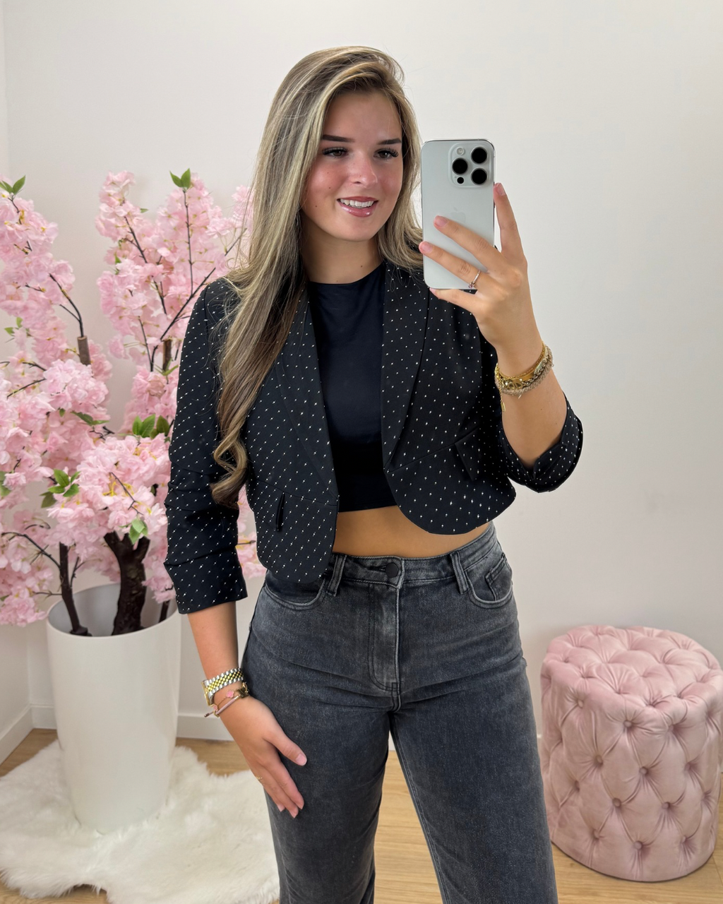 Blazer Charlie zwart