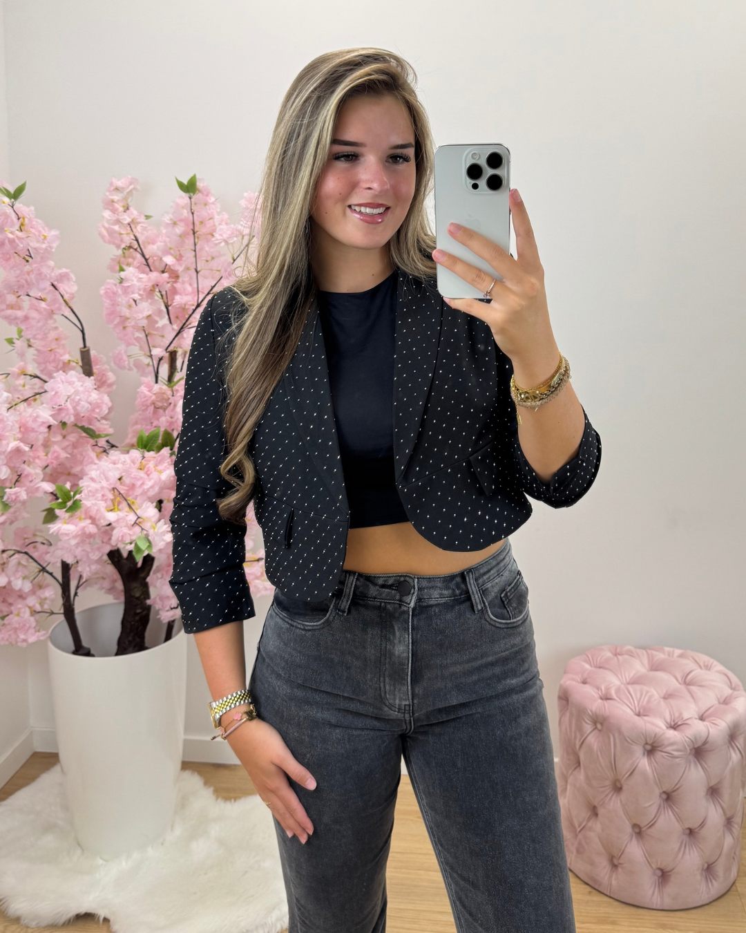 Blazer Charlie zwart