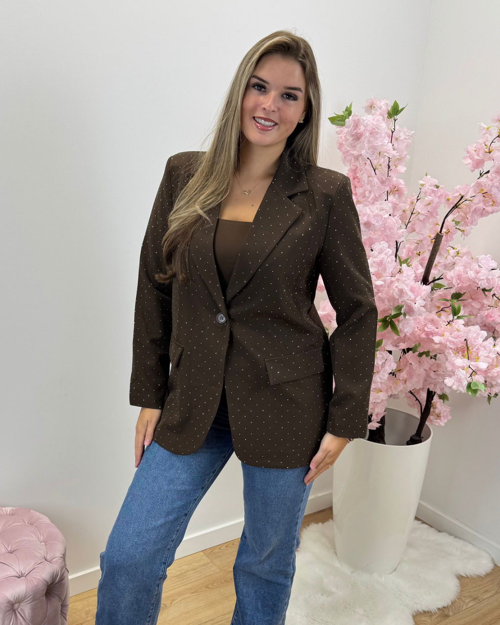 Blazer Tess bruin