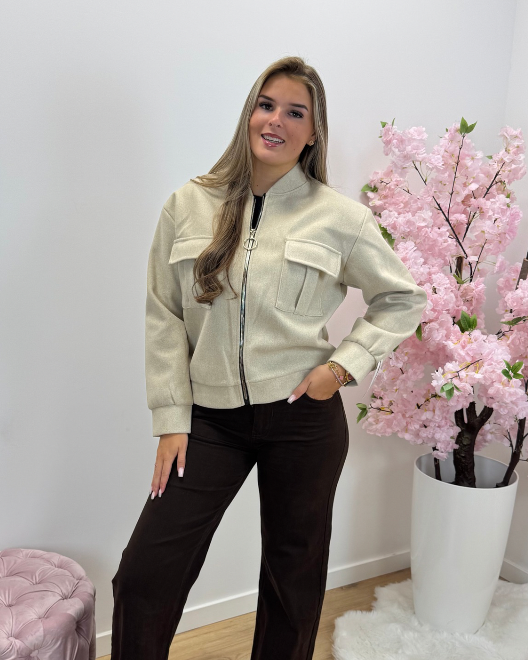 Jas Brenda beige