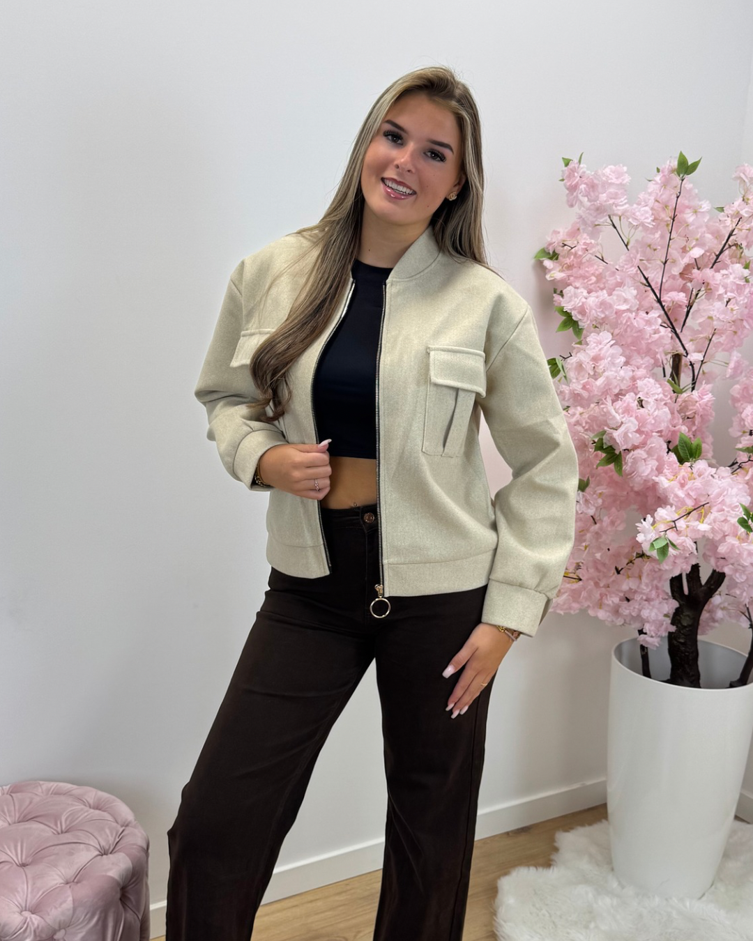 Jas Brenda beige