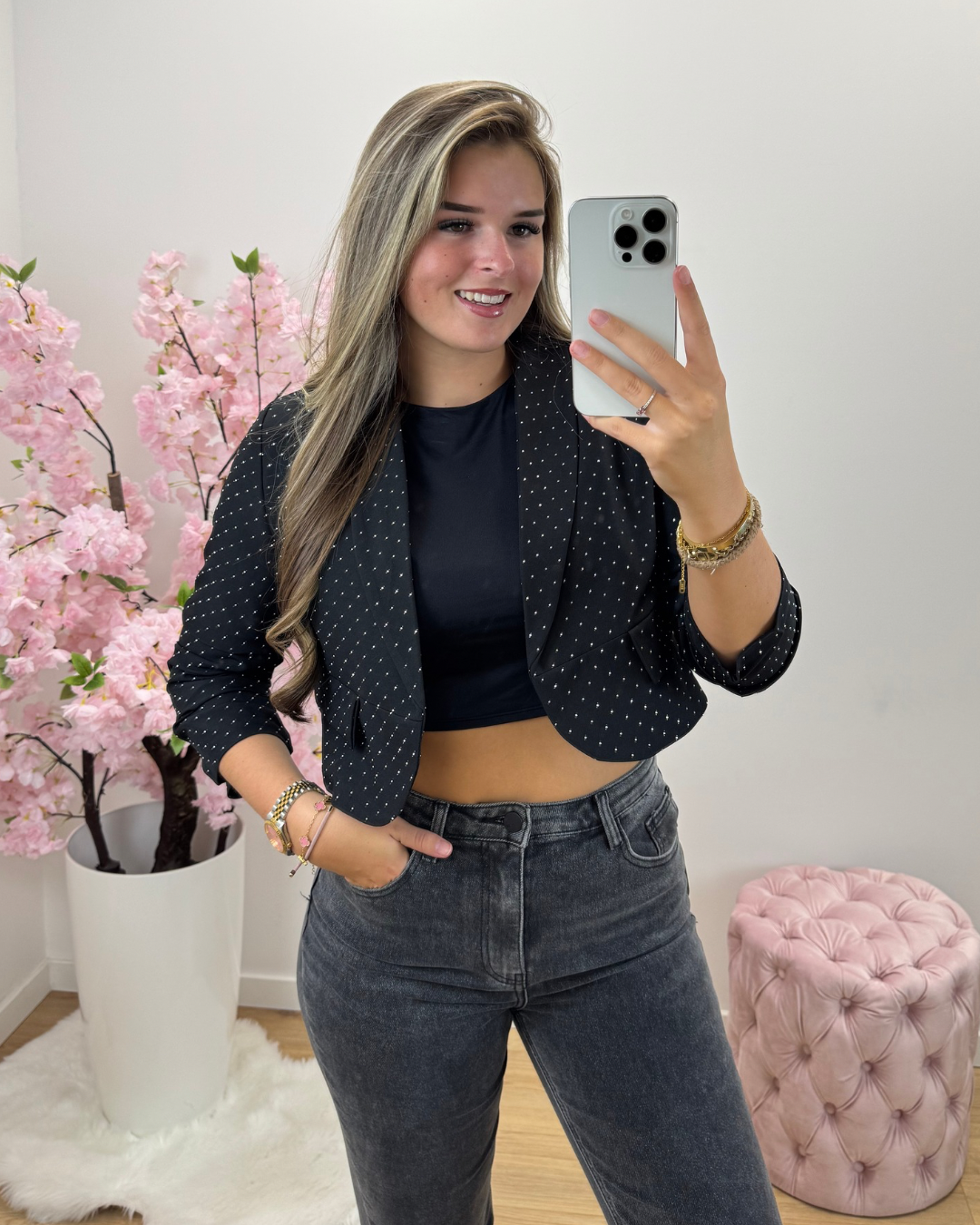 Blazer Charlie zwart