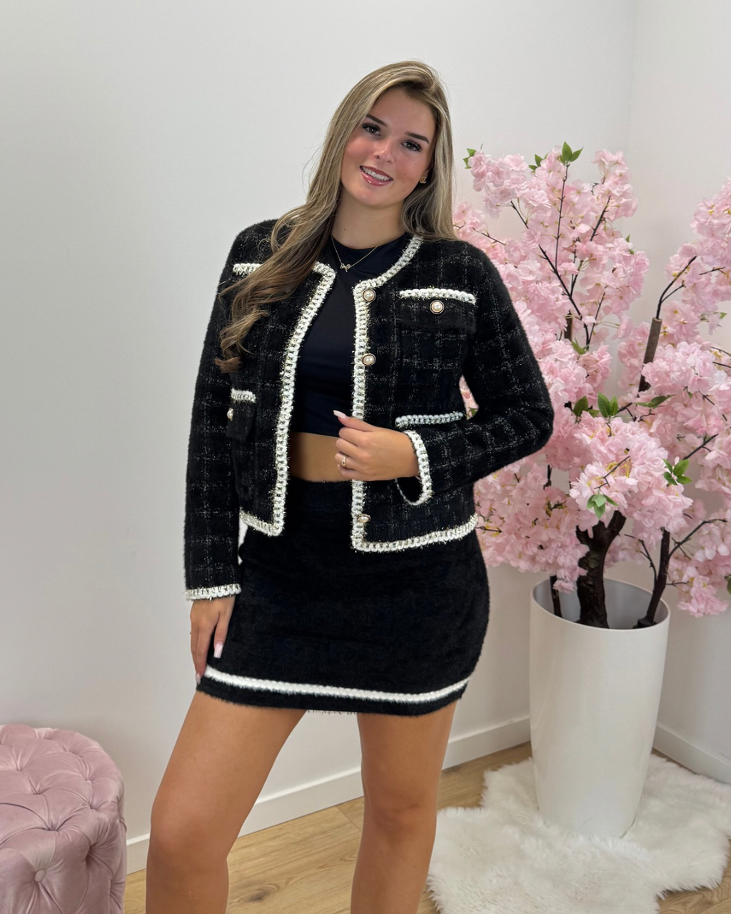 Jas Chantal zwart