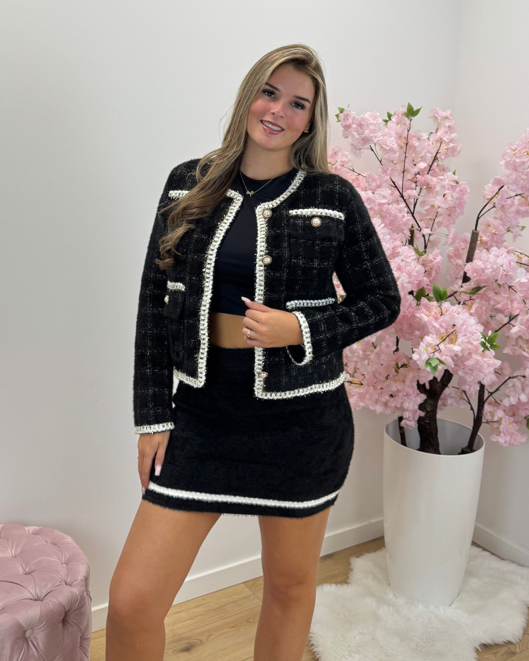Jas Chantal zwart
