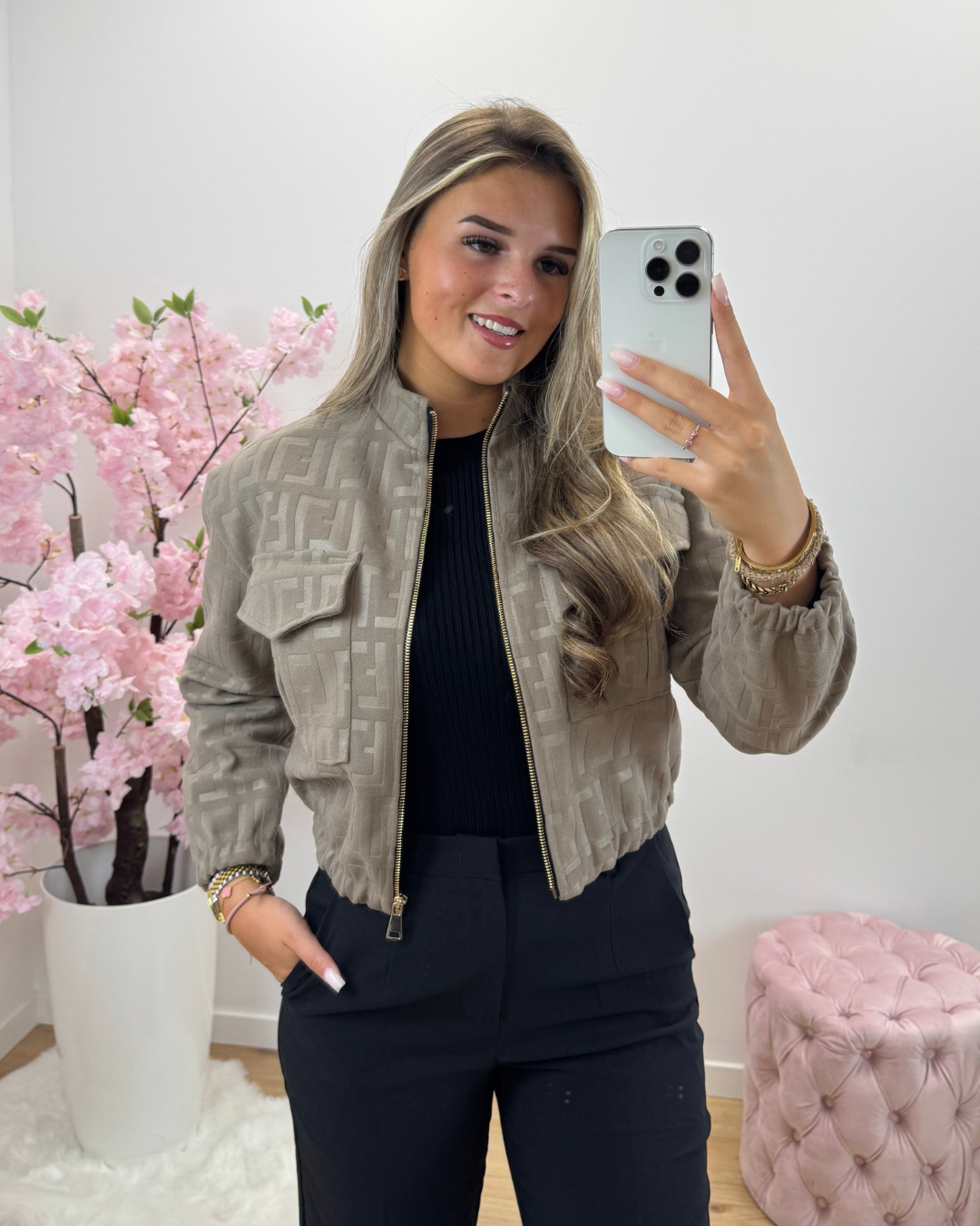 Jas Wendy beige